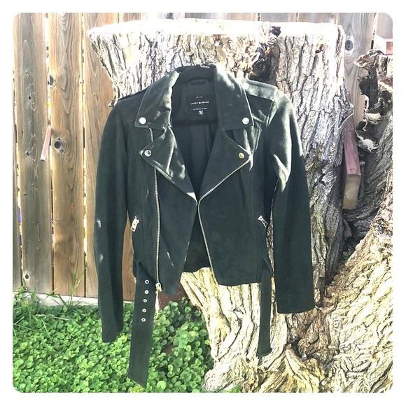 Lucky brand 100% leather jacket (size xs) - Picture 1 of 3